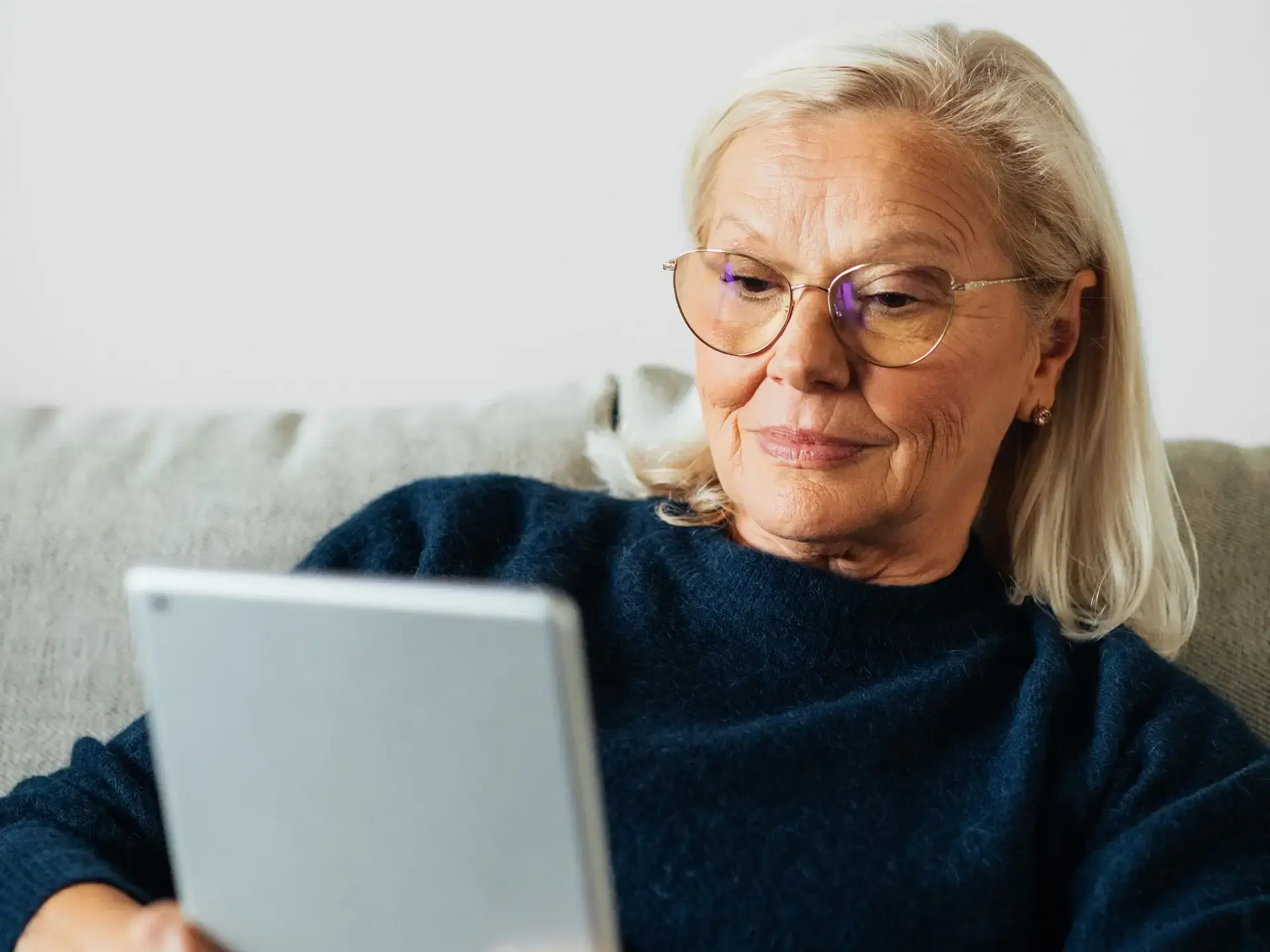 Woman with tablet